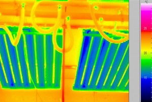 Klimatplafond thermobeeld