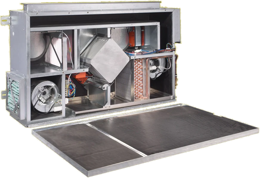LG-ZA-M-SB, Ventilatie-unit toe- en afvoer, borstwering
